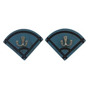 Pottery Barn Kids Rare Vintage Baseball Diamond Wall Hooks Lot of 2